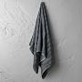 Банное полотенце Ash Ribbed Bath Towel Anthracite 70x140 cm