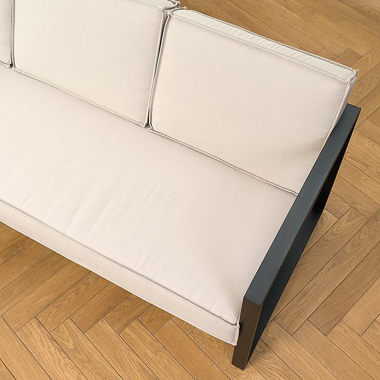 Трёхместный садовый диван Этика Ethic 3 Seater, Black