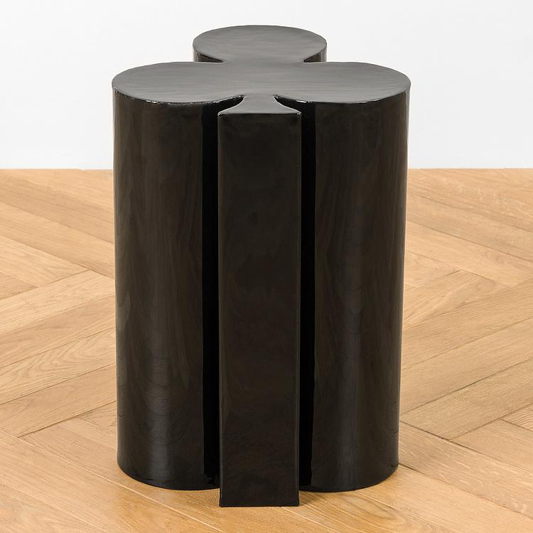 Прикроватный столик Трефы Poker Black Club Side Table