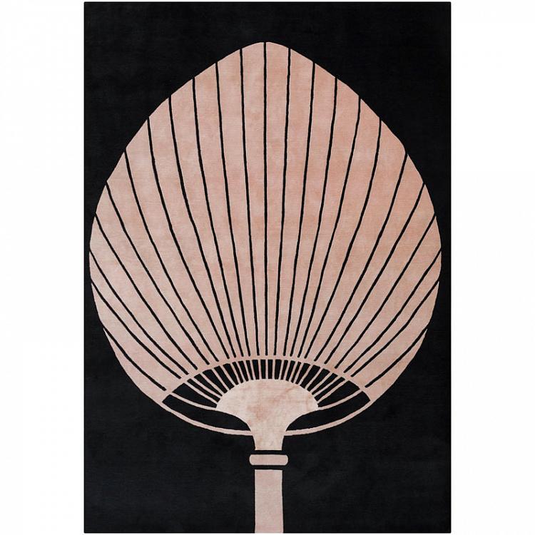 Ковёр с коротким ворсом Розовый веер Fool Moon Fan Pink