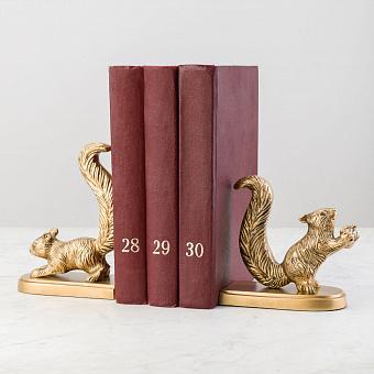 Bookend Golden Squirrels