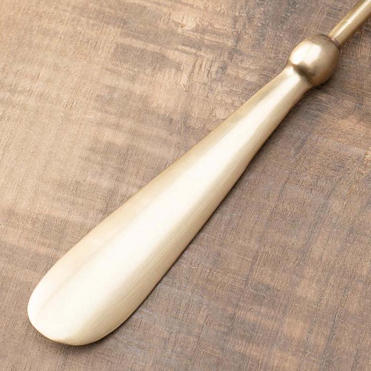 Латунная ложка для обуви Shoehorn In Brass