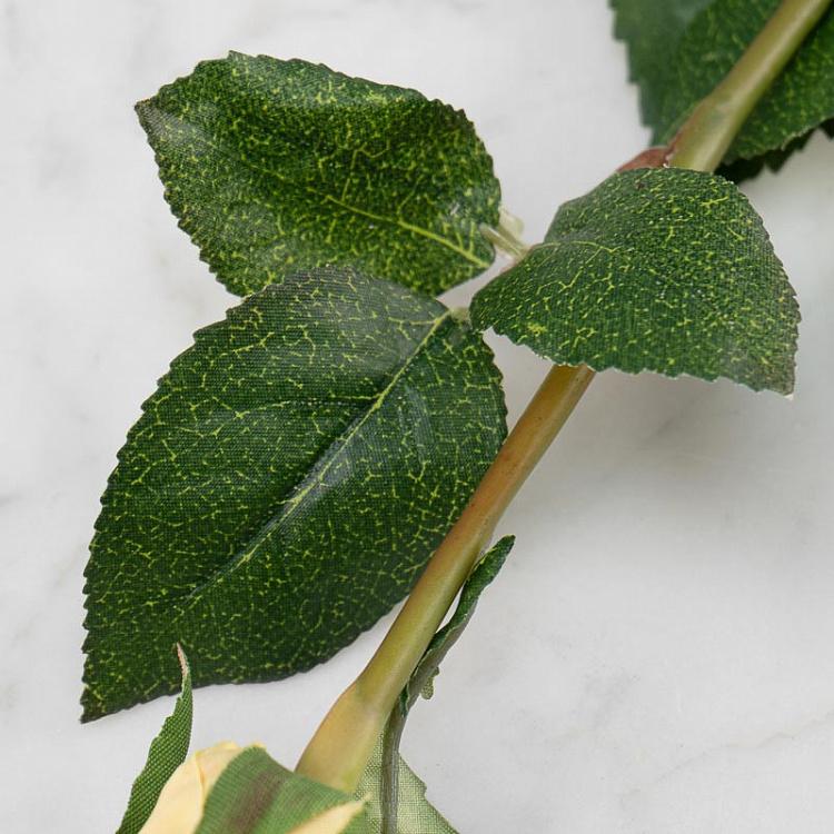 Искусственная роза Аннабель белая Annabelle Rose White 52 cm