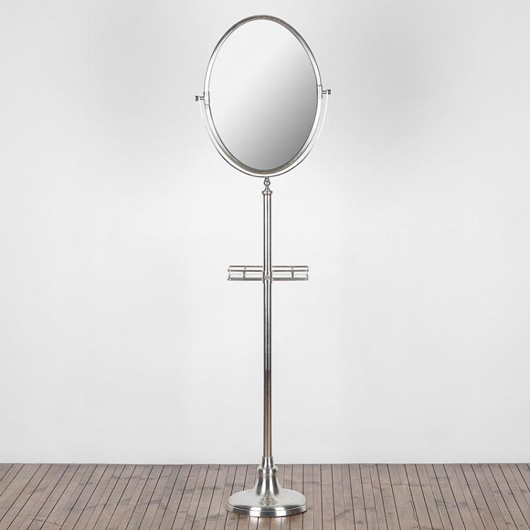 Овальное напольное вращающееся зеркало на основании Pedestal Oval Mirror