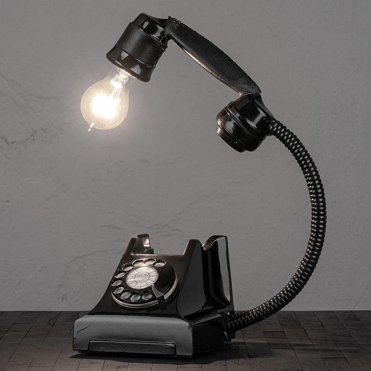 Настольная лампа Телефон Мистер Белл Telephone Table Lamp Mister Bell