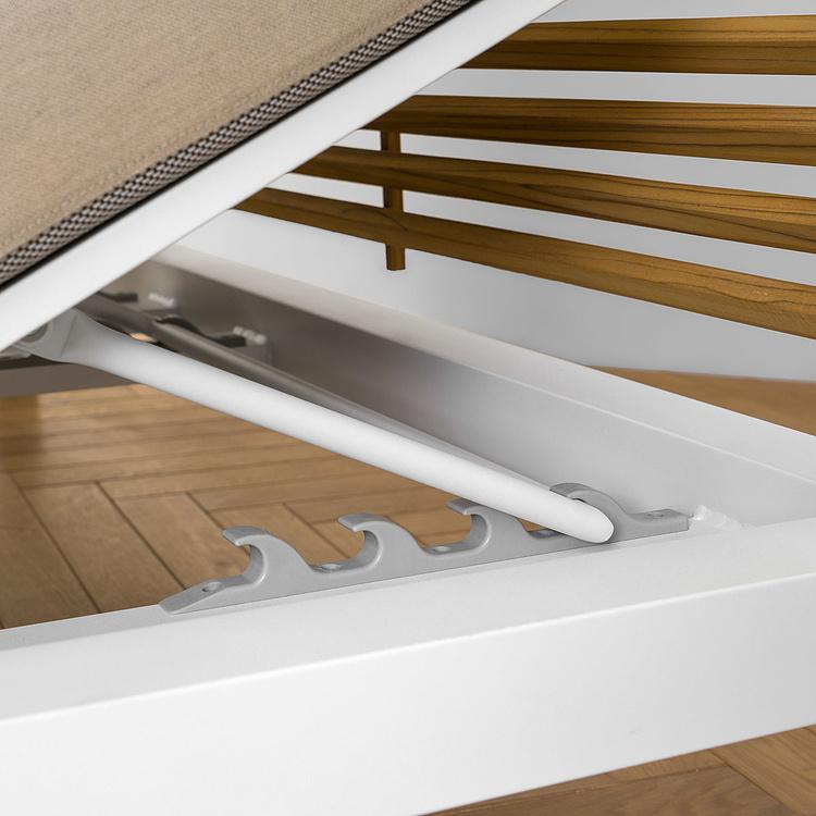 Белый садовый шатёр Каса Gazebo White Casa, Golden Teak