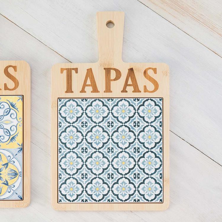 Набор из двух сервировочных досок Солнечные закуски, L Set Of 2 Serving Boards Large Tapas Soleil