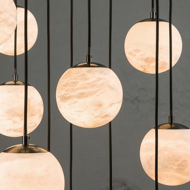 Люстра Галактика 19 планет Млечный Путь, L Galaxy 19 Milky Way Chandelier Large OZ