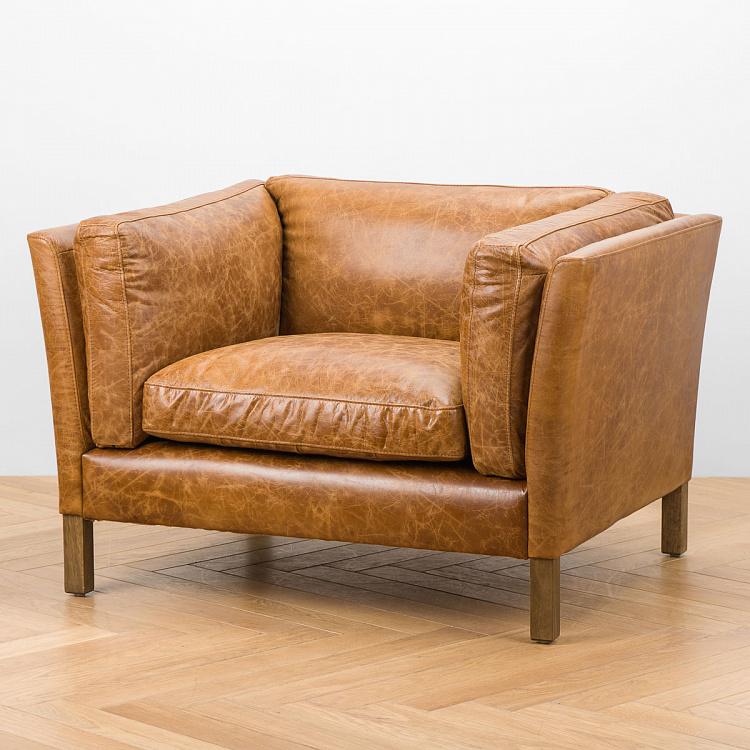 Кресло Томми, светлые ножки Tommy Armchair, Light Brown Wood D
