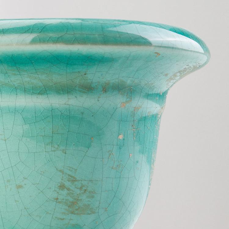 Бирюзовая мини-ваза Медичи, S Medicis Vase Aqua Green Small
