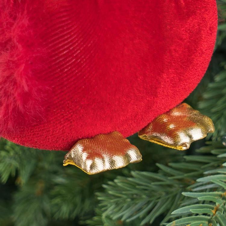 Ёлочная игрушка Птица в шляпке Bird In Hat 16 cm