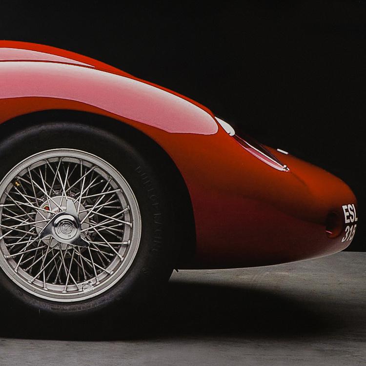 Фото-принт триптих в серебристой раме Мазерати 250С Фантуцци Set Of 3 Maserati 250S Fantuzzi, Pewter Frame