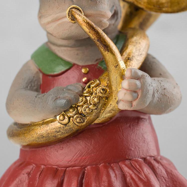 Статуэтка Миссис Гиппо с трубой Mrs Hippo With Tuba