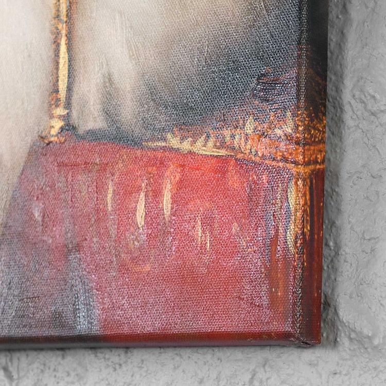 Картина Шпиц 1, холст, акрил Canvas Acrylic Painting Pomeranian 1