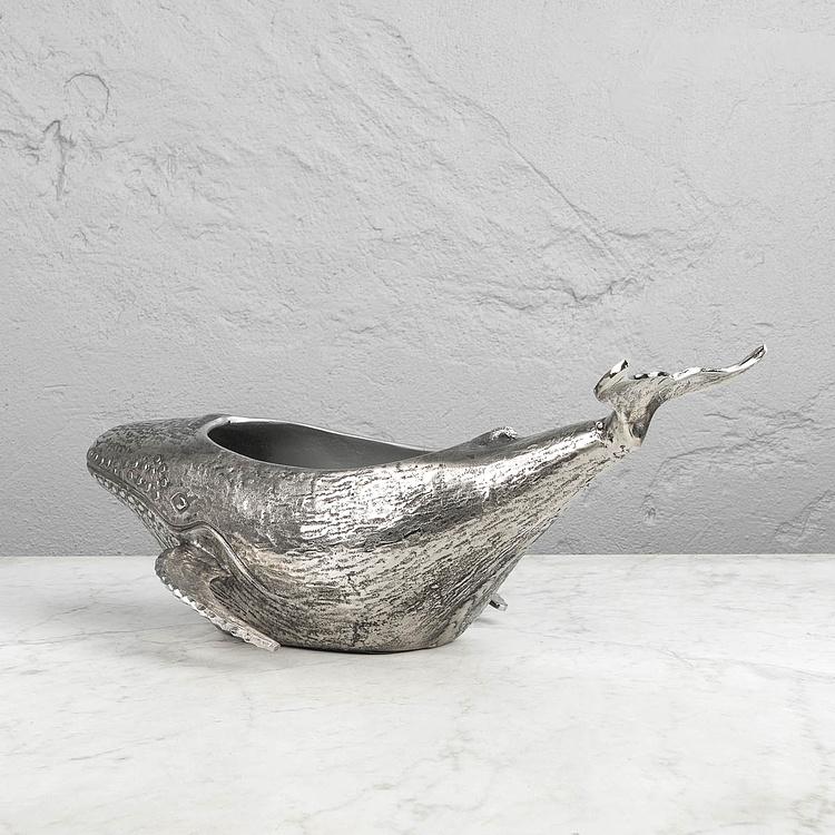 Ведро для льда Кит Whale Ice Bucket Silver