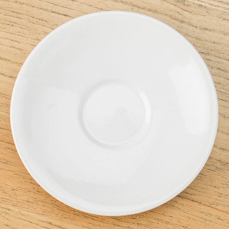 Белое блюдце, S Saucer White Small