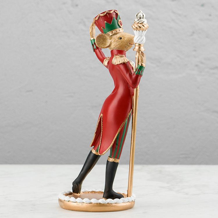 Новогодняя фигурка Мышиный король Nutcracker Mouse King 26,5 cm