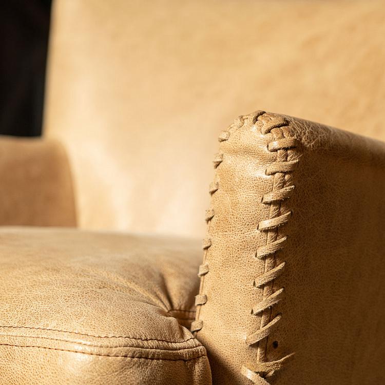 Кресло Профессор КоМоК (Компакт Модерн Классик) Бейсбол F287 Comoc Professor Armchair With Baseball Stitch