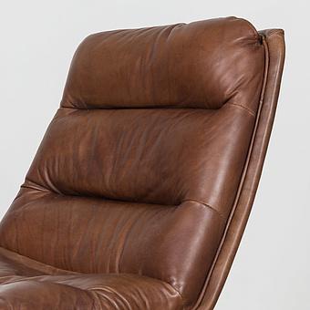 Стул Malibu Dining Chair натуральная кожа Antique Whisky