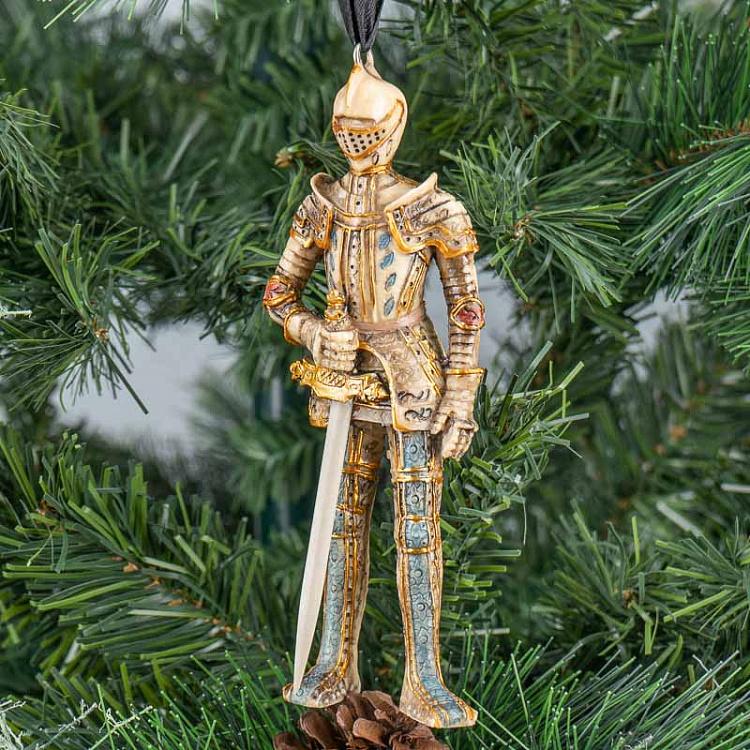 Ёлочная игрушка Рыцарь с мечом Knight With A Sword 15 cm