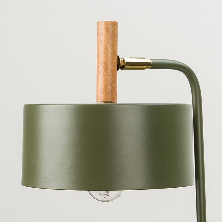 Оливковая настольная рабочая лампа Green Olive Table Lamp
