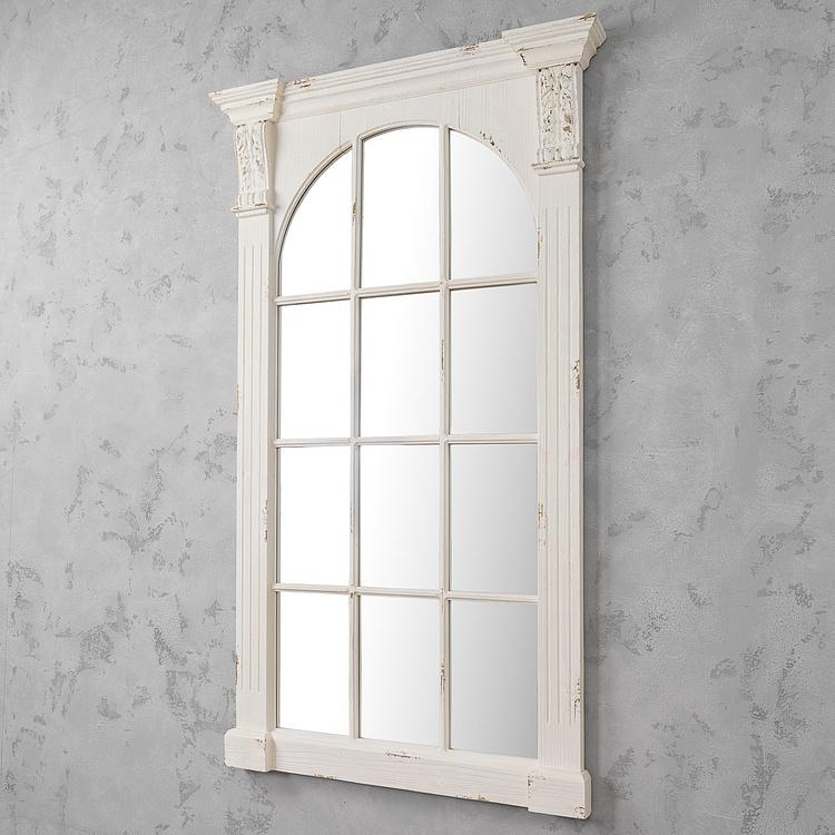 Зеркало Лили Lily Antique Floor Mirror White