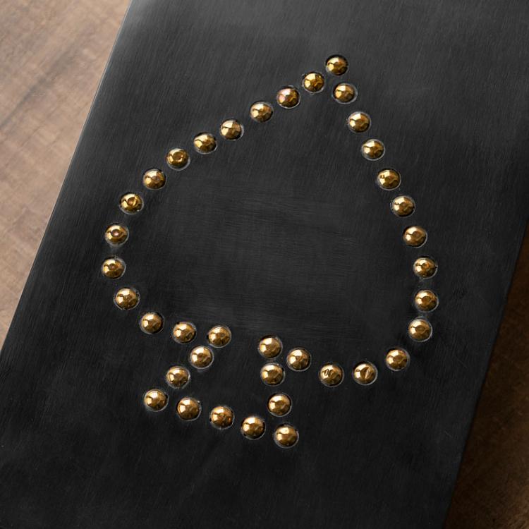 Игральные карты в шкатулке  Card Game Box With Ace In Studs With Cards