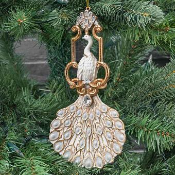 Peacock In Frame Cream/Gold 21,5 cm