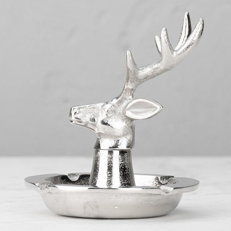 Алюминиевая пепельница с оленем Deer Aluminium Nickel Ashtray