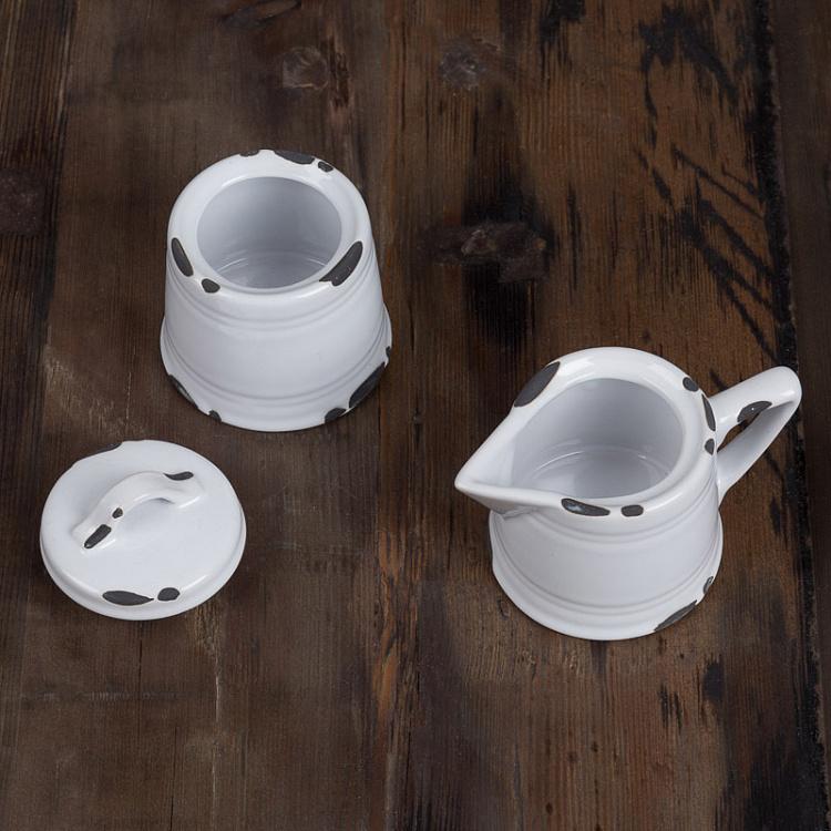 Молочник и сахарница из серии Милый дом Dolce Casa Set Sugar And Creamer