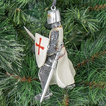 Ёлочная игрушка Knight In White 14 cm