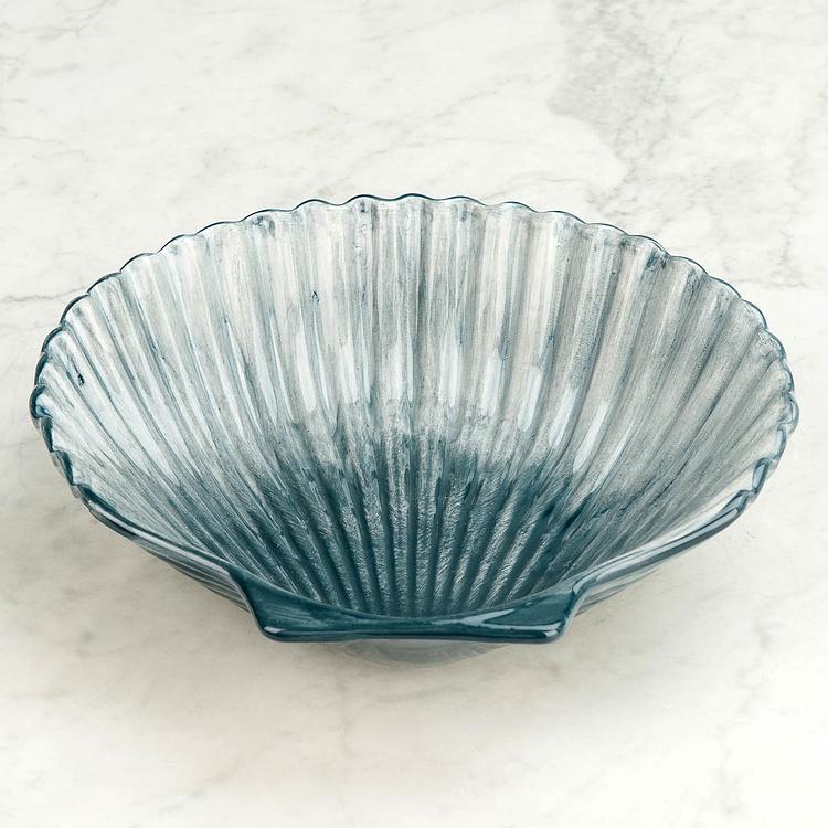 Сервировочное блюдо Голубая ракушка Shell Plate Blue