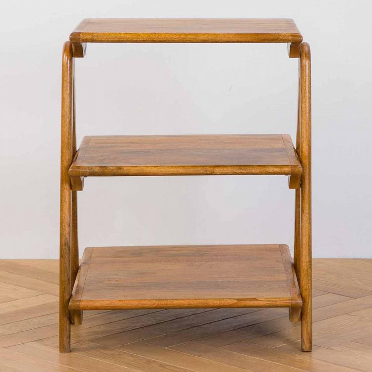 Прикроватный столик с тремя полками Терция Tercia Shelf Small