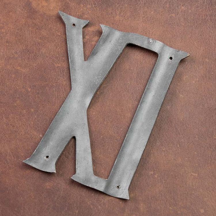 Римская цифра XI Roman Number 11 In Metal