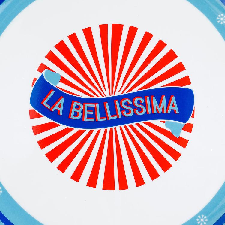 Тарелка для пиццы Красивая страна Прекрасная Bel Paese Pizza Plate La Bellissima