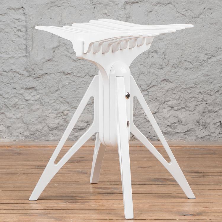 Белый табурет Черепаха Turtle Stool White