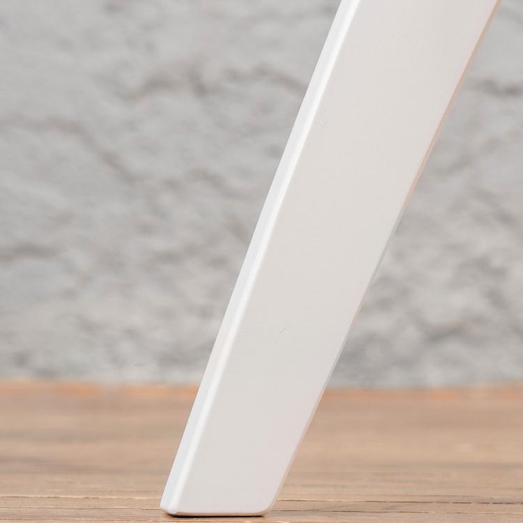 Белый низкий барный стул Бык Bull Barstool Low White