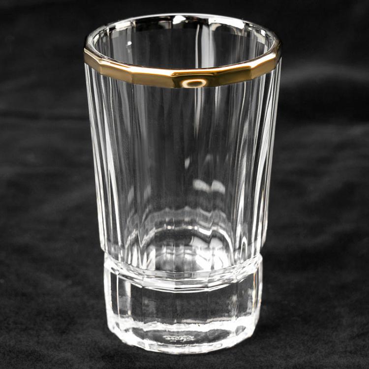 Стопка с золотым ободком Макасар Macassar Stack With Golden Rim