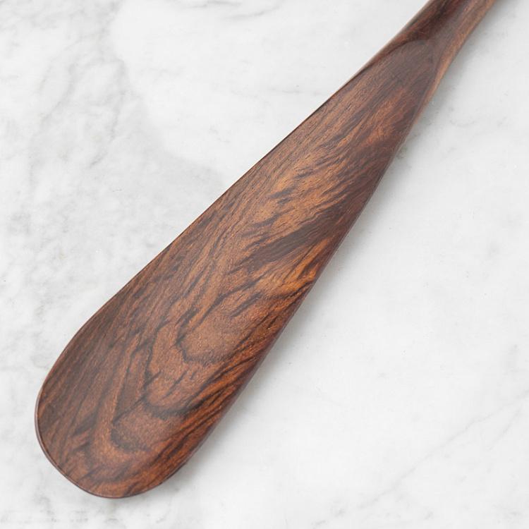 Ложка для обуви из латуни и дерева манго Shoehorn Mango Wood And Brass