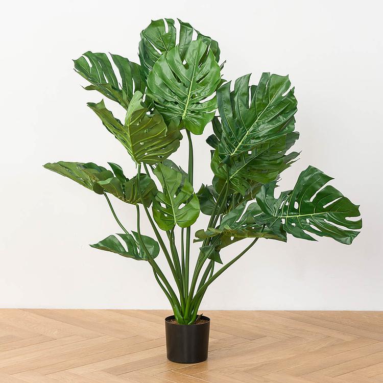 Искусственная кустовая монстера Monstera Bush 115 cm