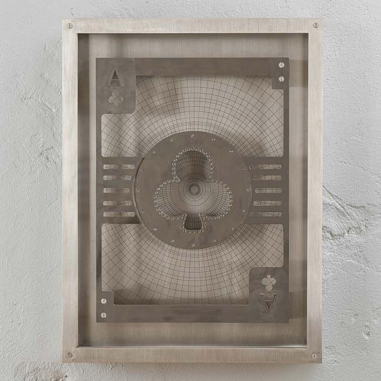 Арт-объект с подсветкой Туз Треф  Hustle Ace Of Clubs