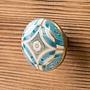Мебельная ручка Art Deco Blue And Gold Ceramic Knob