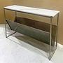 Консольный стол Marble Console With Mesh Compartment