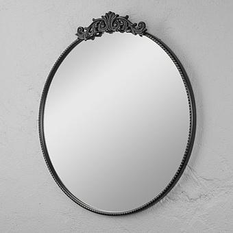 Dia Round Mirror Black
