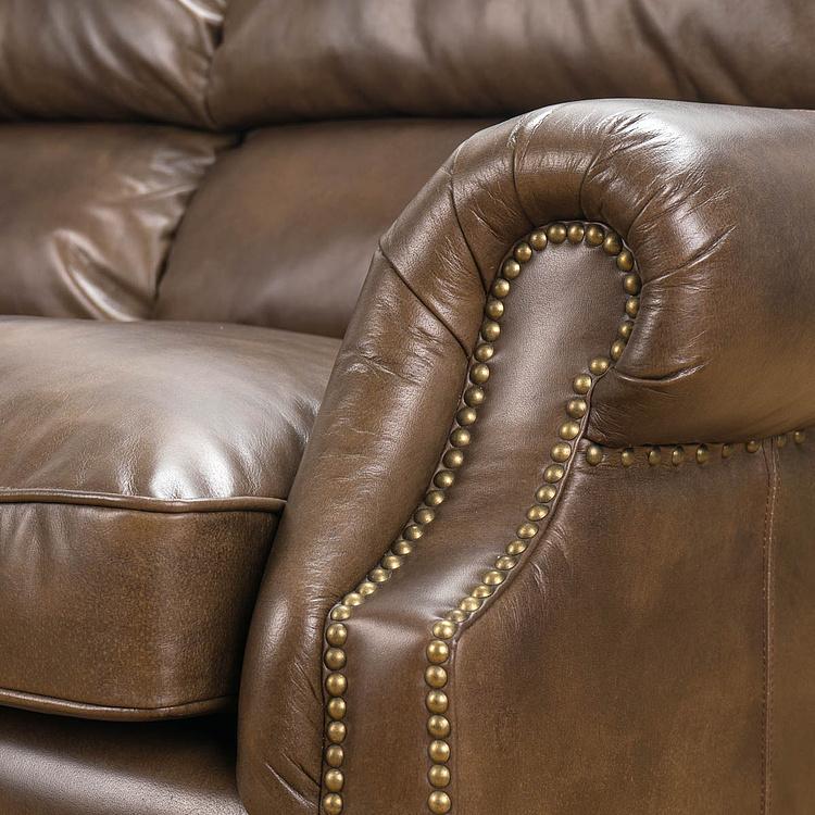 Трёхместный кожаный диван Черчилль Churchill 3 Seater Leather RM