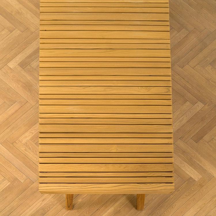Садовый обеденный стол из тика Блоу Blow Dining Table, Golden Teak