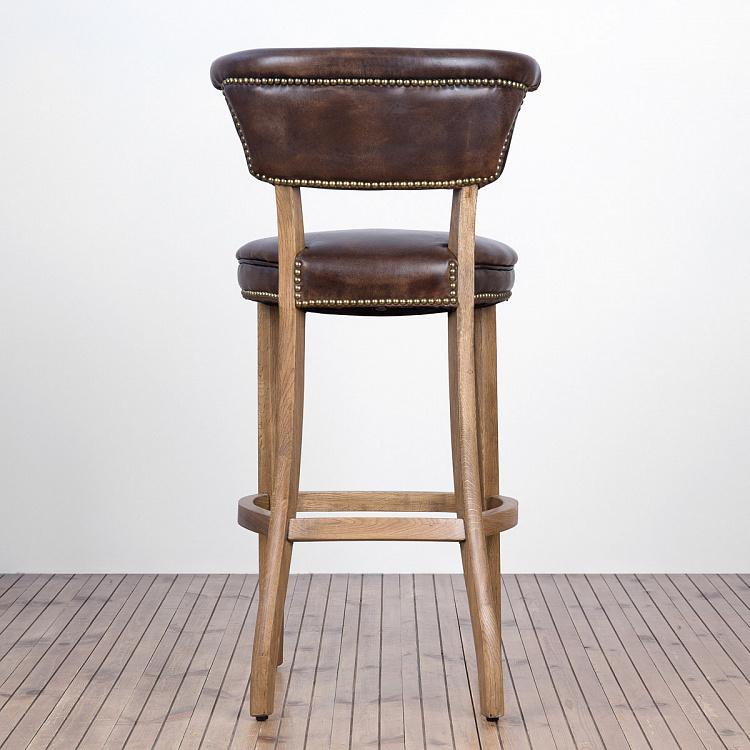Высокий барный стул Анджелес Angeles Barstool High, Weathered Oak