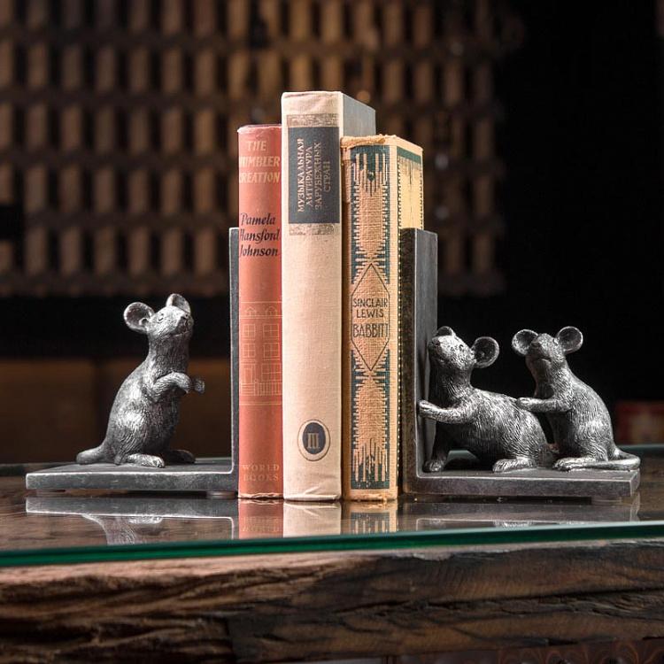 Набор из двух держателей для книг Мышки Bookend Mice