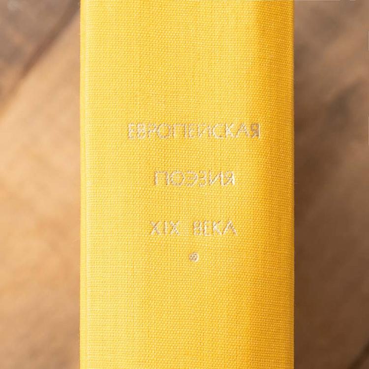 Винтажная книга Библиотека всемирной литературы, том 85. Европейская поэзия XIX века Vintage Book World Literature Library 85