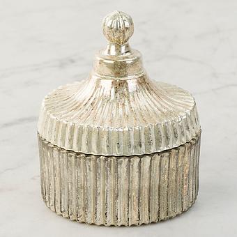 Mercury Finish Soy Wax Candle Earl Grey